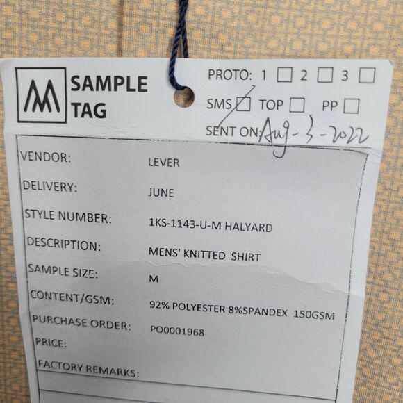 NWT Mizzen & Main Performance Shirt Mens M Casual Stretch Poly Button Up - Picture 12 of 13